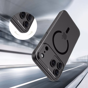 Tech-Protect MagSlim Magnetinis dėklas telefonui iPhone 17 - matinė juoda