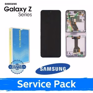 LCD ekranas suderinamas su Samsung F731 Z Flip5 su rėmeliu / alyvinis / (Service Pack)