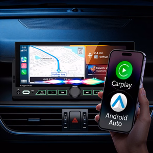 Krüger&Matz KM2017 – 1-DIN automobilinis radijas su CarPlay ir Android Auto