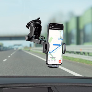 Automobilio laikiklis BH53 Windy su priekinio stiklo laikikliu juodas