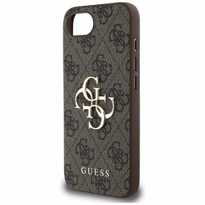 Guess 4G Big Logo dėklas iPhone 16e - Rudas