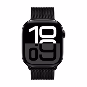 Crong Milano Steel nerūdijančiojo plieno dirželis, skirtas Apple Watch 38 / 40 / 41 / 42 mm, juodas