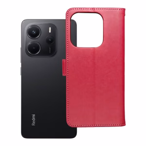 MEZZO knygos tipo dėklas telefonui XIAOMI Redmi Note 14 4G (GLOBAL - 164,84mm x 78,15mm x 8,16mm) su mandala, purpurinis