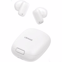 USAMS Ausinės Bluetooth 5.3 TWS ID Series belaidės baltas BHUID02 (ID25)