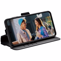 CARE by PanzerGlass Funkcinė piniginė su stovu dėklas Samsung Galaxy A36 5G - juodas