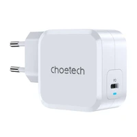 PD8007 USB-C PD45W maitinimo įkroviklis Choetech EU (baltas)