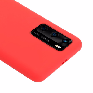 Crong Color Cover dėklas, skirtas Huawei P40, raudonas