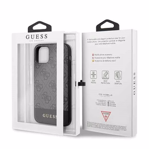 Guess 4G Stripe Collection dėklas telefonui iPhone 11 6.1" / Xr - Pilkas