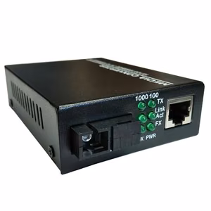 MC1310SC vienmodžio šviesolaidžio medijos keitiklis, 10/100/1000 Mb/s, SC, TX 1310 nm