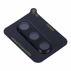 5D pilno klijavimo kameros apsauginis stiklas - Samsung Galaxy A14 4G / A14 5G juodas