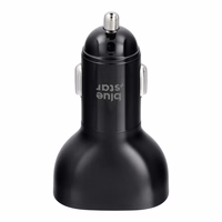 BLUE STAR automobilinis įkroviklis 3A 63W Type C + USB A PD QC3.0 AFC PPS SFC2.0 juodas