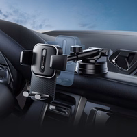 FORCELL F-GRIP Guardian automobilio laikiklis priekinio stiklo / prietaisų skydelio juodas