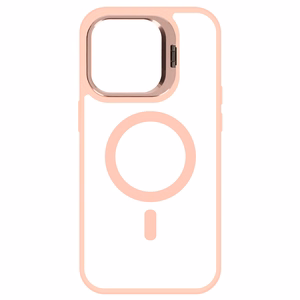 Tel Protect Magnetinis dėklas telefonui su stovu Iphone 13 Pro Max šviesiai rožinė