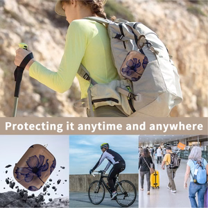 Tech-Protect Lamano deklas AirPods Pro 1 / 2 - rudas-violetinis