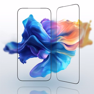 AmazingThing Radix pilnas grūdintas stiklas iPhone 17 Pro telefonui (rinkinys, 2 vnt.)