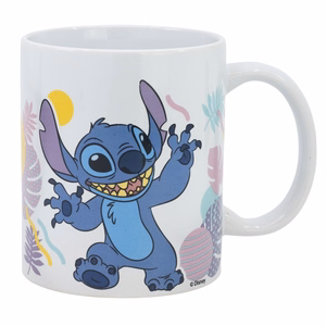 Disney Stitch Hawaiian Flower keraminis puodelis, 325 ml