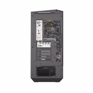Darkflash DY460 kompiuterio korpusas (juodas) + 4 ARGB ventiliatoriai