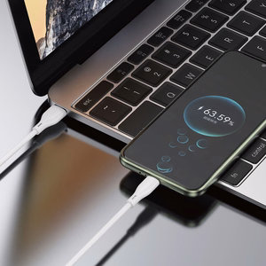 Dudao L2L USB-A / Lightning 3A kabelis 2m - baltas