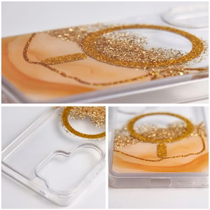 Su MagSafe suderinamas Golden dėklas Samsung S26, auksinis