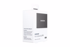 SAMSUNG nešiojamas SSD T7 2TB pilkas