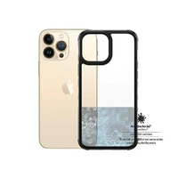 PanzerGlass ClearCase antibakterinis militarinės klasės sertifikuotas dėklas telefonui iPhone 13 Pro Max - skaidrus rožinis