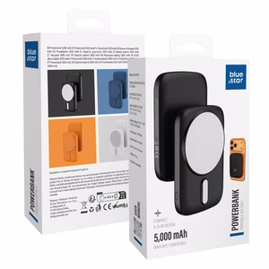 Powerbank suderinamas su MagSafe Blue Star Slim DG-P8 15W 5000 mAh juodas