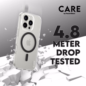 CARE by PanzerGlass Flagship dėklas iPhone 16 Pro 6.3" juodas/juodas magnetinis 1346