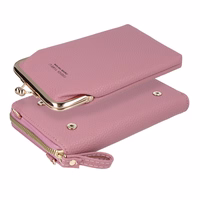 Megztas maišelis telefonui GCW01 rožinis