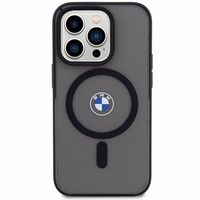 BMW IML Signature magnetinis dėklas telefonui iPhone 15 Pro - juodas