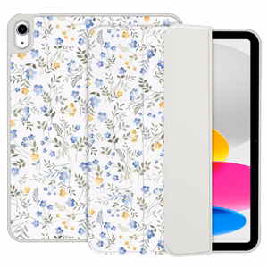 Tech-Protect SC Pen dėklas iPad 10.9" 2022 (10-os kartos) / 11" 2025 (11-os kartos) - ramunės su lapais