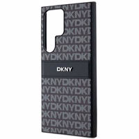 DKNY odinis Mono Stripe ir Metal Logo dėklas telefonui Samsung Galaxy S24 Ultra - juodas