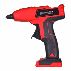 Einhell TE-CG 18 Li-Solo – akumuliatorinis karštų klijų pistoletas, juodas / raudonas