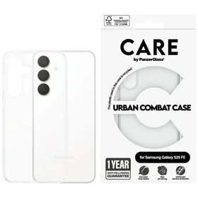 CARE by PanzerGlass Flagship Urban Combat Case for Samsung Galaxy S25 FE - Transparent