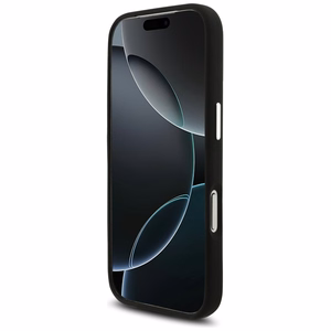 AMG silikoninis Oversize Rhombs MagSafe dėklas iPhone 17 Pro - juodas