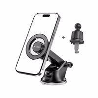 Tech-Protect N51 MagSafe automobilinis telefono laikiklis prietaisų skydeliui / oro angai - juodas