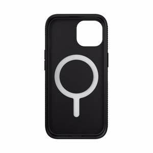 Speck Candyshell Grip MagSafe - iPhone 17e / 16e / 15 / 14 / 13 dėklas (baltas / juodas)