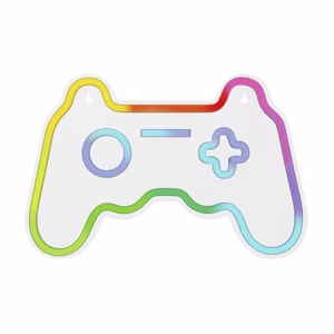 Neoninė LED RGB dekoracija GAMEPAD FLRNE04 + nuotolinio valdymo pultas Forever Light