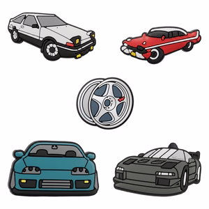 3D lipdukas Greiti automobiliai 5pcs rinkinys