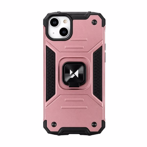 Wozinsky Ring Armor iPhone 14 Plus dėklas telefonui su magnetiniu laikikliu ir žiedu, auksinės spalvos