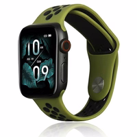 Beline Dirželis Apple Watch Sport Silicone 38/40/41mm žalias/juodas