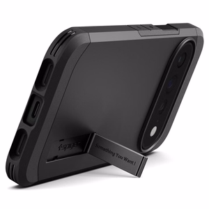 Spigen Tough Armor Mag MagSafe dėklas, skirtas Google Pixel 11 Pro XL, juodas