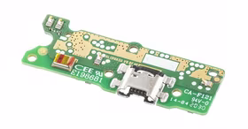 Lanksčioji jungtis Huawei Y5p įkrovimo kontakto su mikrofonu originali (service pack)