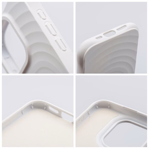 Silicone Zephyr Mag Cover suderinamas su MagSafe dėklas telefonui IPHONE 16 baltas