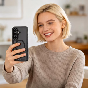 Tech-Protect Defense MagSafe Dėklas for Samsung Galaxy A57 5G - juodas