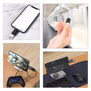 Wozinsky WALA-01 Lightning į USB-A OTG adapteris – juodas