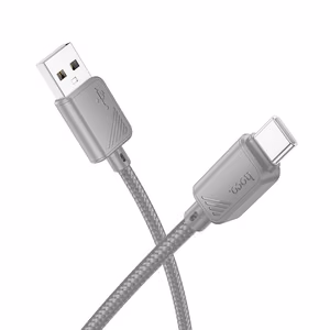 Кабель USB A to USB C Hoco 3A 1 м X113 серый