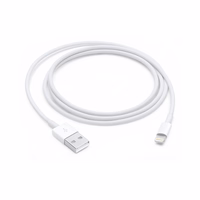 Apple MXLY2ZM/A „Lightning“ kabelis 1 m Balta