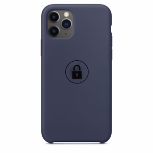 Phone Case "Silicone Case" for iPhone 11 Pro Midnight Blue (in package)