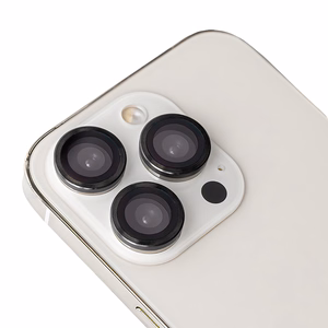Rinkinys objektyvo stiklų Samsung Galaxy S25 Plus juodas rėmelis (3 vnt.)