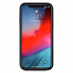 Guess GUHCP12LVSATMLRE iPhone 12 Pro Max 6.7" raudonas/raudonas kietas dėklas Saffiano